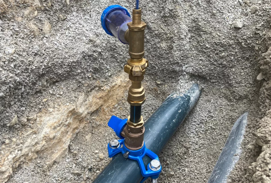 Détection des fuites avec sonde acoustique, gaz traceur et corrélateur acoustique